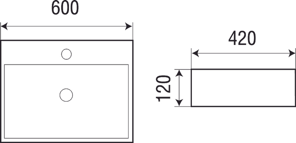 Раковина WeltWasser Elbach 2173 MBL 60 10000004506 Голубой матовый