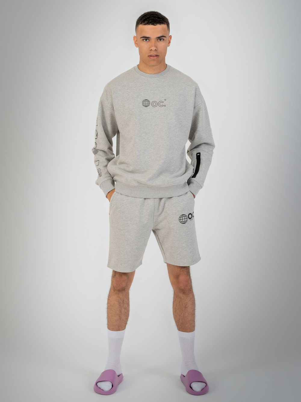 Шорты мужские ORIGINAL CREATOR GLOBE SHORTS, Серый