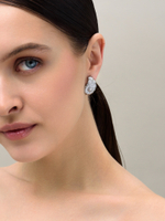 Серьги "Shell element big" Silver