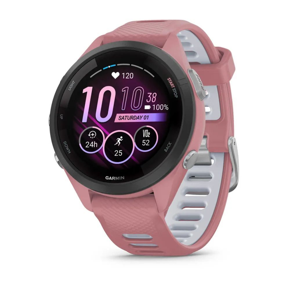Часы Garmin FORERUNNER 265S, WiFi, GPS, EU/PAC, Pink, 010-02810-15