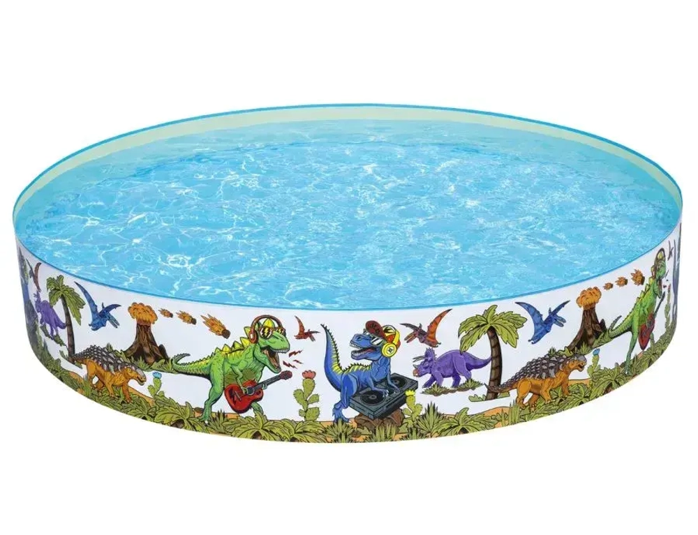 Бассейн складной 244*46 см Dinosaurous Fill 'N Fun Bestway (55001)