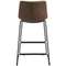 Полубарный стул Fargo, 66 см, коричневый