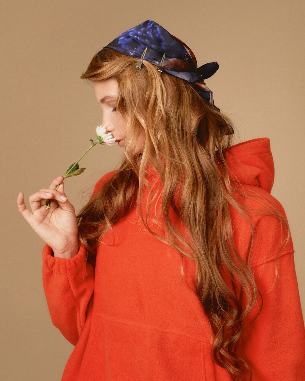 Худи Called a Garment  Wrap Женский оранжевый неон