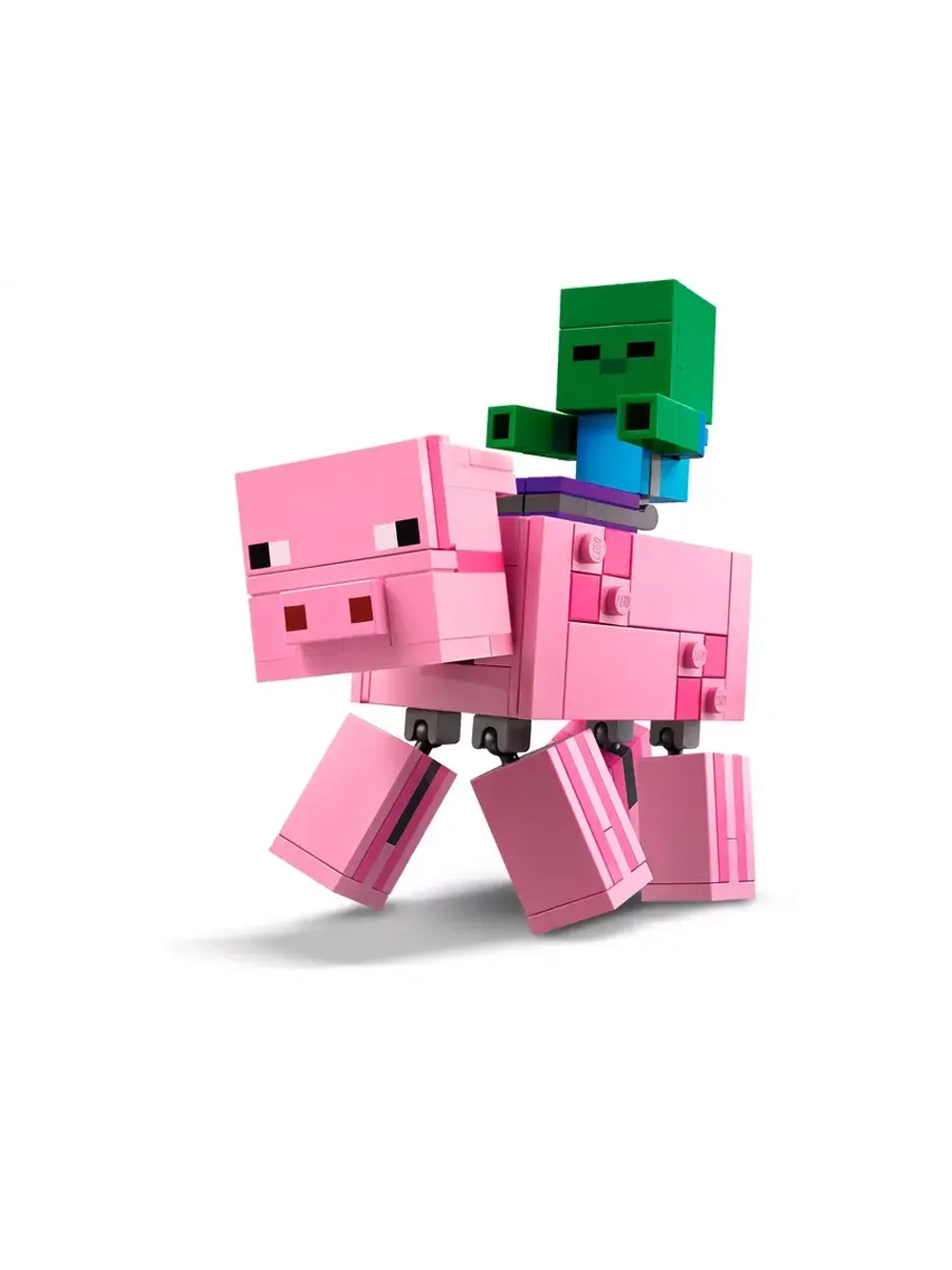 Конструктор Майнкрафт Свинья и Зомби- ребёнок 159 деталей