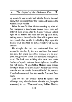 The legend of the Christmas rose | Lagerlöf Selma