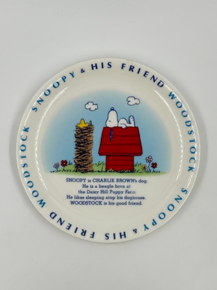 Тарелка Snoopy & His Friend Woodstock