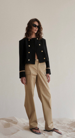 Жакет Assole Укорочённый  с Деталями на Рукавах