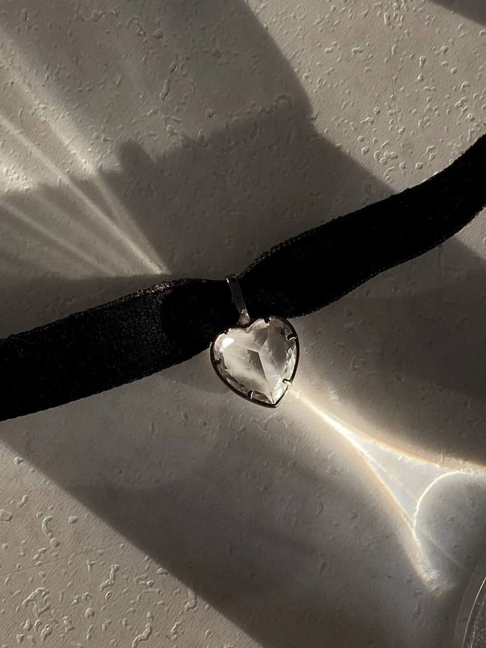 Колье Влюбленная с горным хрусталем