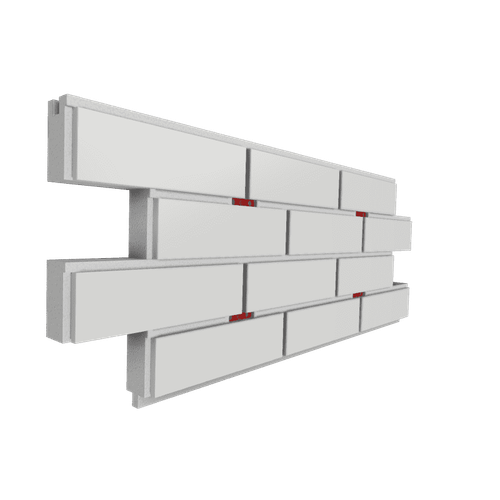 Клинкерная Термопанель 0,33 М2 Союз White