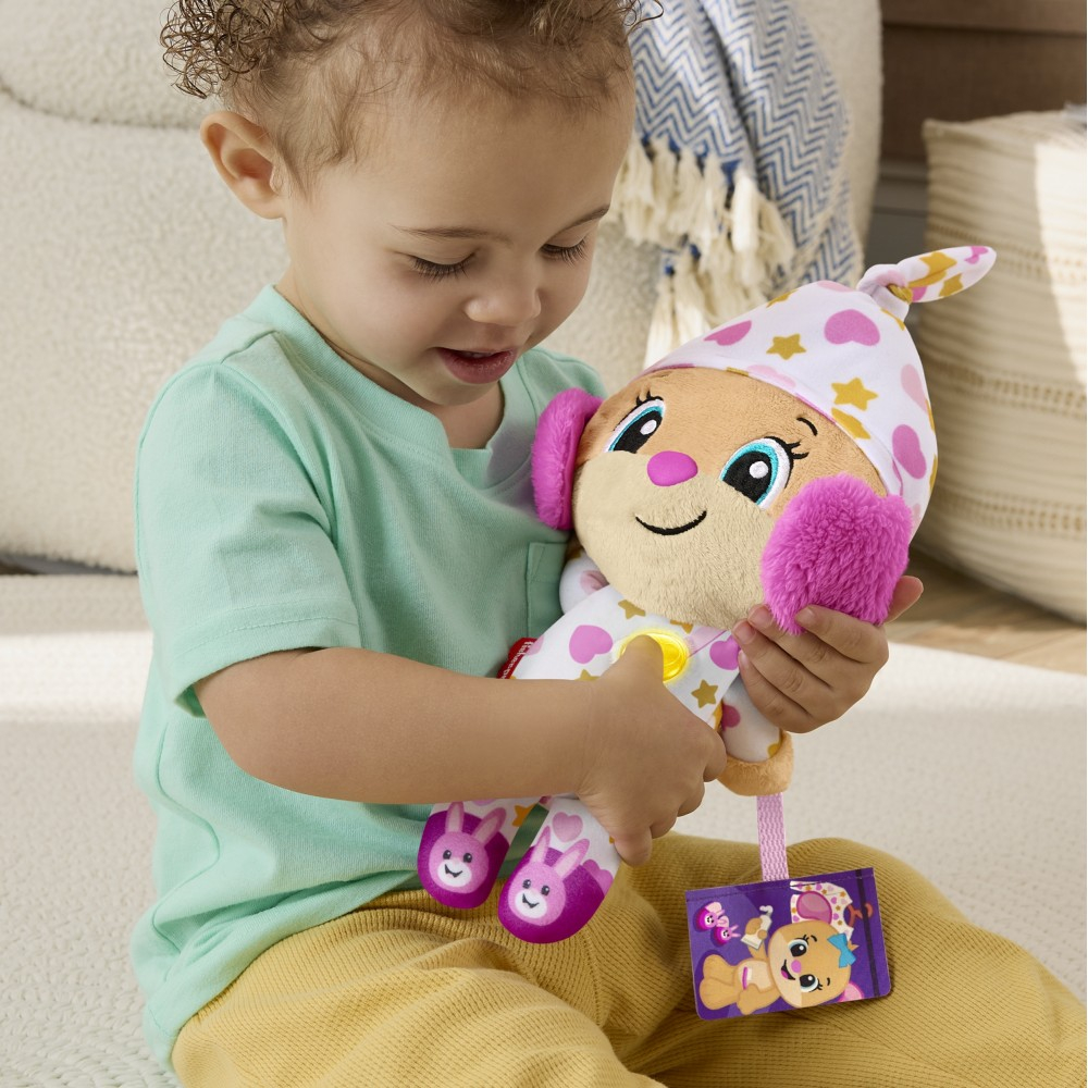 Fisher Price JMM44 — Музыкальная мягкая игрушка Fisher-Price сестрёнка щенка обнимашка — фото 7