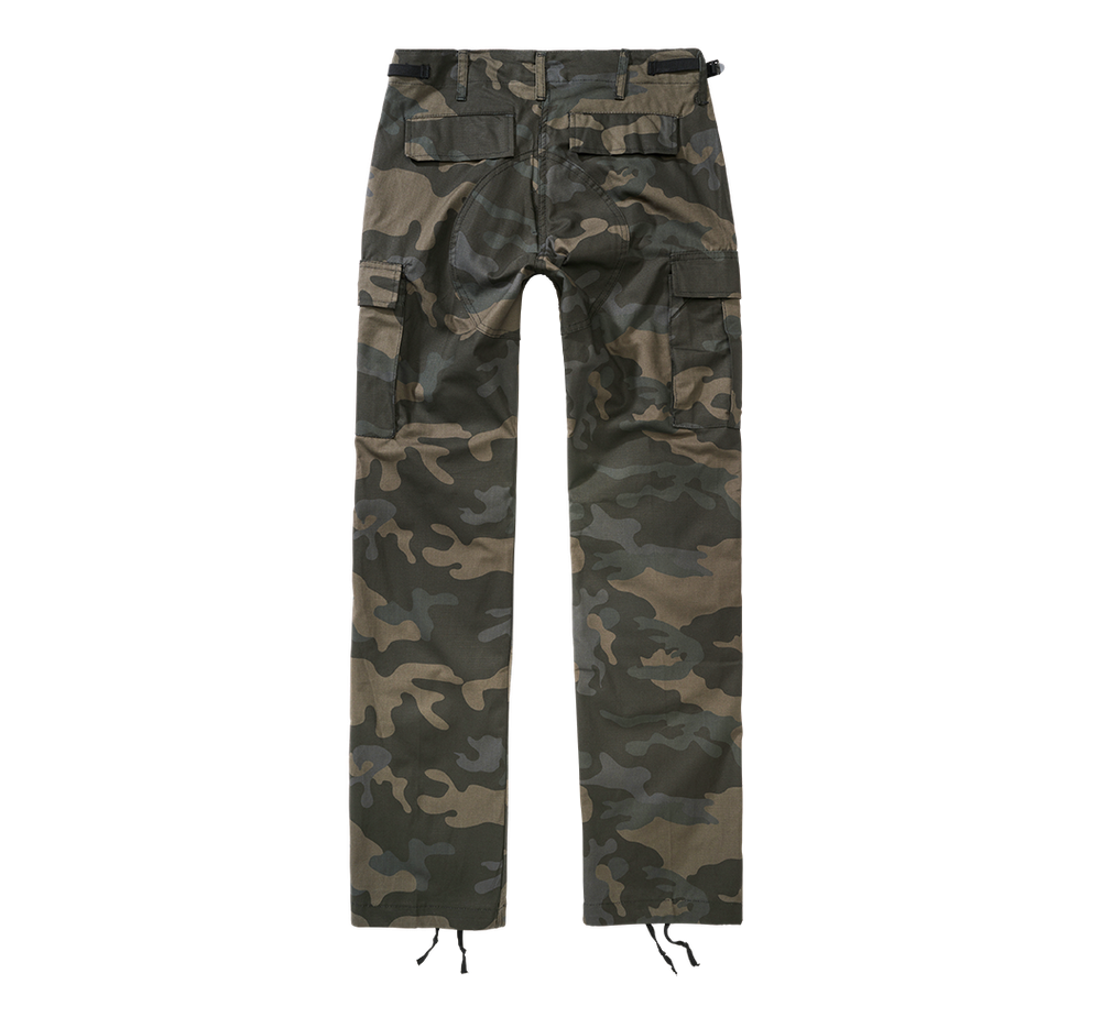 Brandit WOMEN BDU RIPSTOP PANTS darkcamo