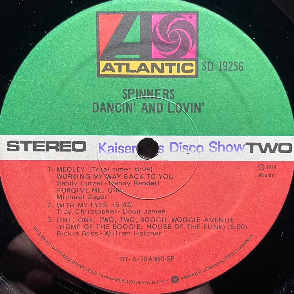 Spinners ‎– Dancin' And Lovin (США 1979г.)