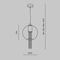 Подвесной светильник Maytoni Flusso P095PL-01BZ1