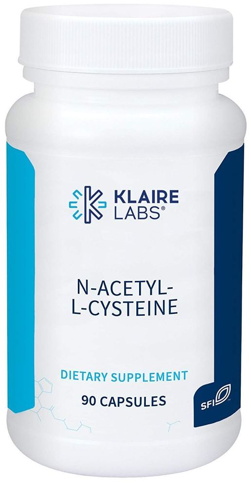 Klaire Labs N-Acetyl-L-Cysteine 500mg 90 vegcaps