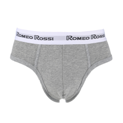 Мужские трусы брифы серые Romeo Rossi RR367-3