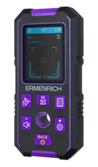 Детектор скрытой проводки Ermenrich Ping SM70, фиолетовый