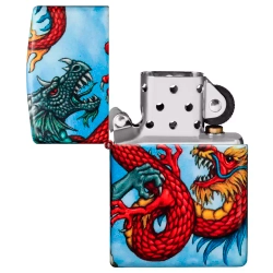 Зажигалка Zippo 49354 Dragon Design, White Matte