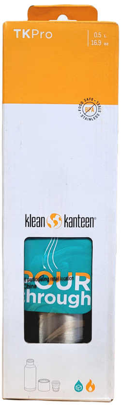 Термос Klean Kanteen Insulated TKPro 16oz (500 мл, в коробке) Brushed Stainless