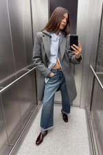 Джинсы z1975 relaxed fit со средней посадкой