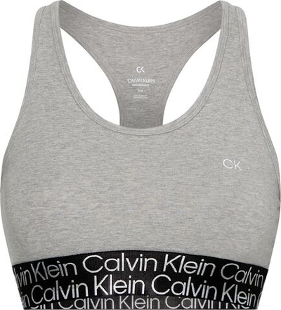 ТОП теннисный Calvin Klein Low Support Sports Bra - heather grey