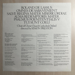 Roland de Lassus (Англия 1977г.)