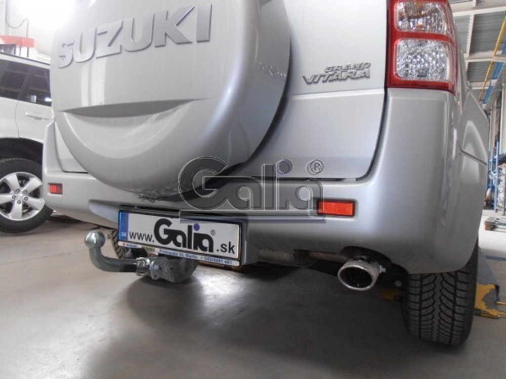 Фаркоп оцинкованный Galia S097C для Suzuki Grand Vitara 5 дверная 2005-2016(паспорт и сертификат в комплекте)(без электрики)