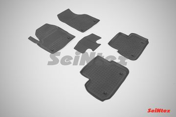 Резиновые коврики в салон Land Rover Discovery Sport (2014-2019) "Высокий борт"