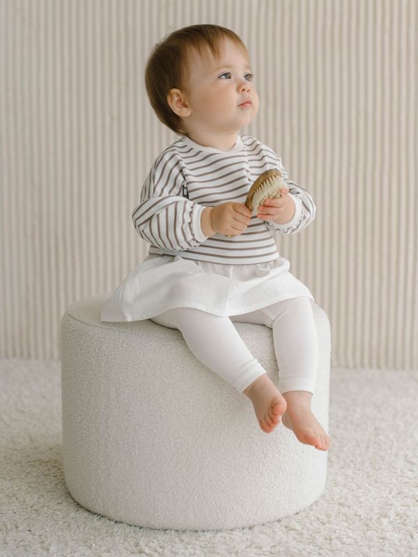 Платье с хлопковой юбкой 