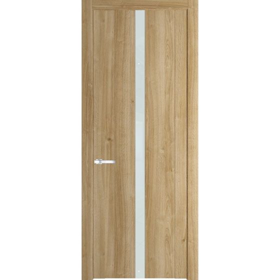 Межкомнатная дверь Profil Doors 1.8N дуб карамель стекло белый лак