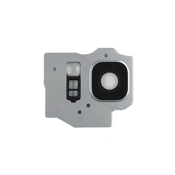 Стекло камеры для Samsung Galaxy s8 Plus (SM-G955) Arctic Silver на рамке