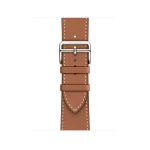 Apple Watch Series 8 Hermes 45mm, классический кожаный ремешок коричневого цвета