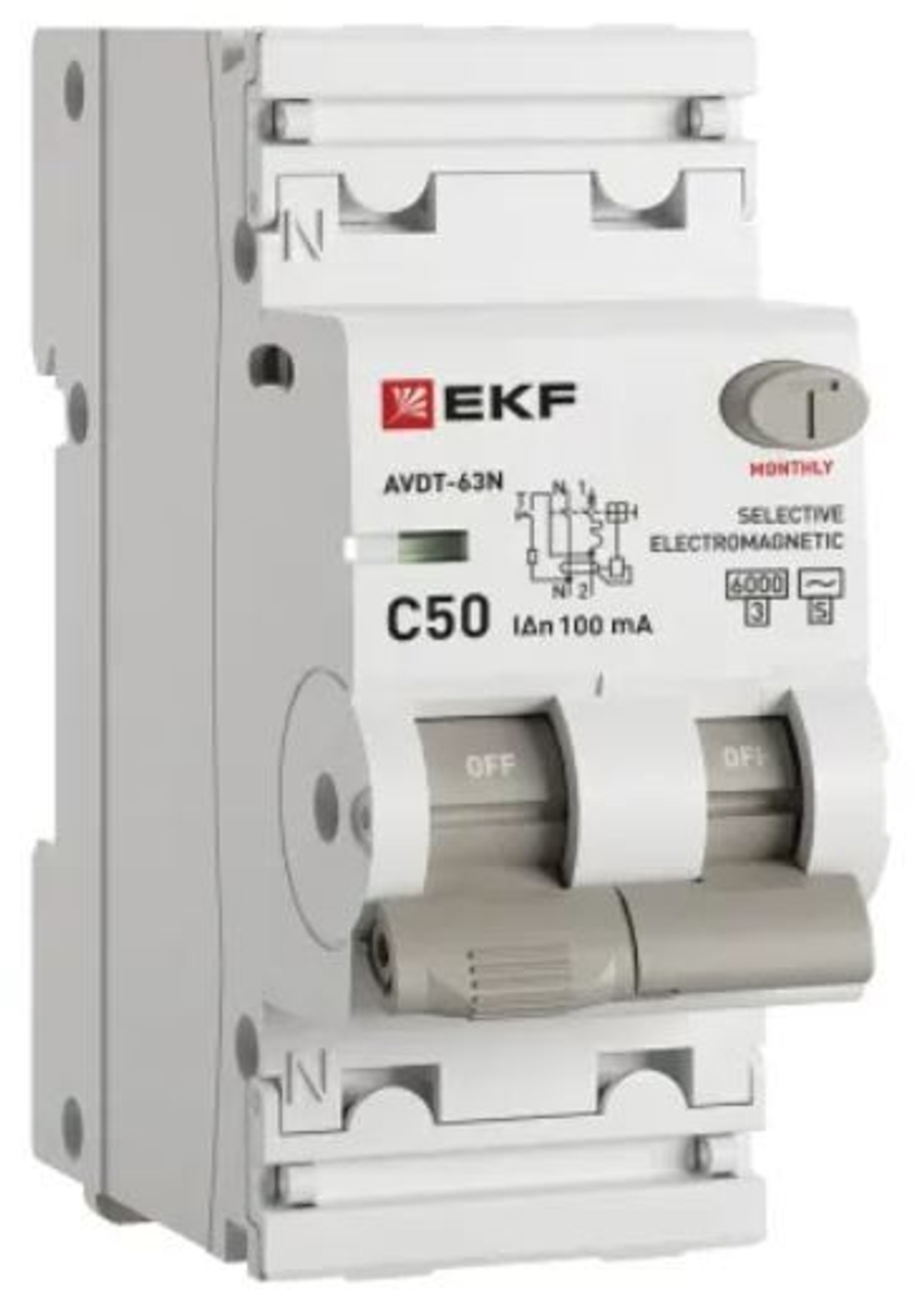 Автомат дифференциальный EKF D63N26MS50C100