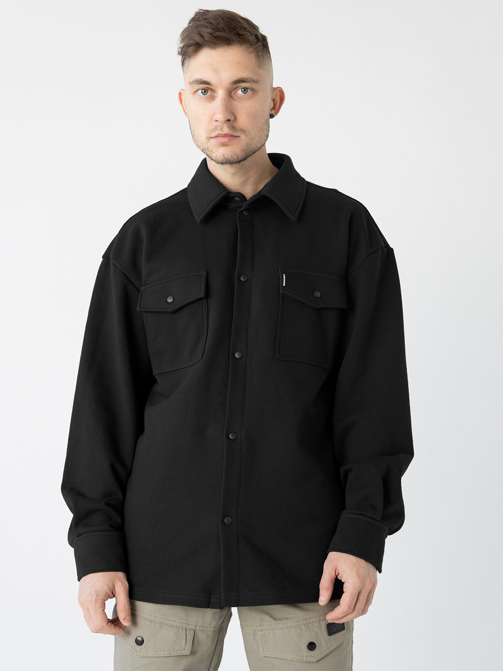 Рубашка трикотажная черная Город Горький