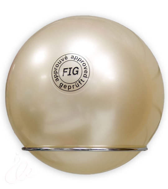 Мяч гимнастический  Fig Металлик 19 см
