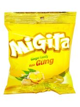 Конфеты леденцовые Bibica Migita со вкусом имбиря 70 г x 4 шт