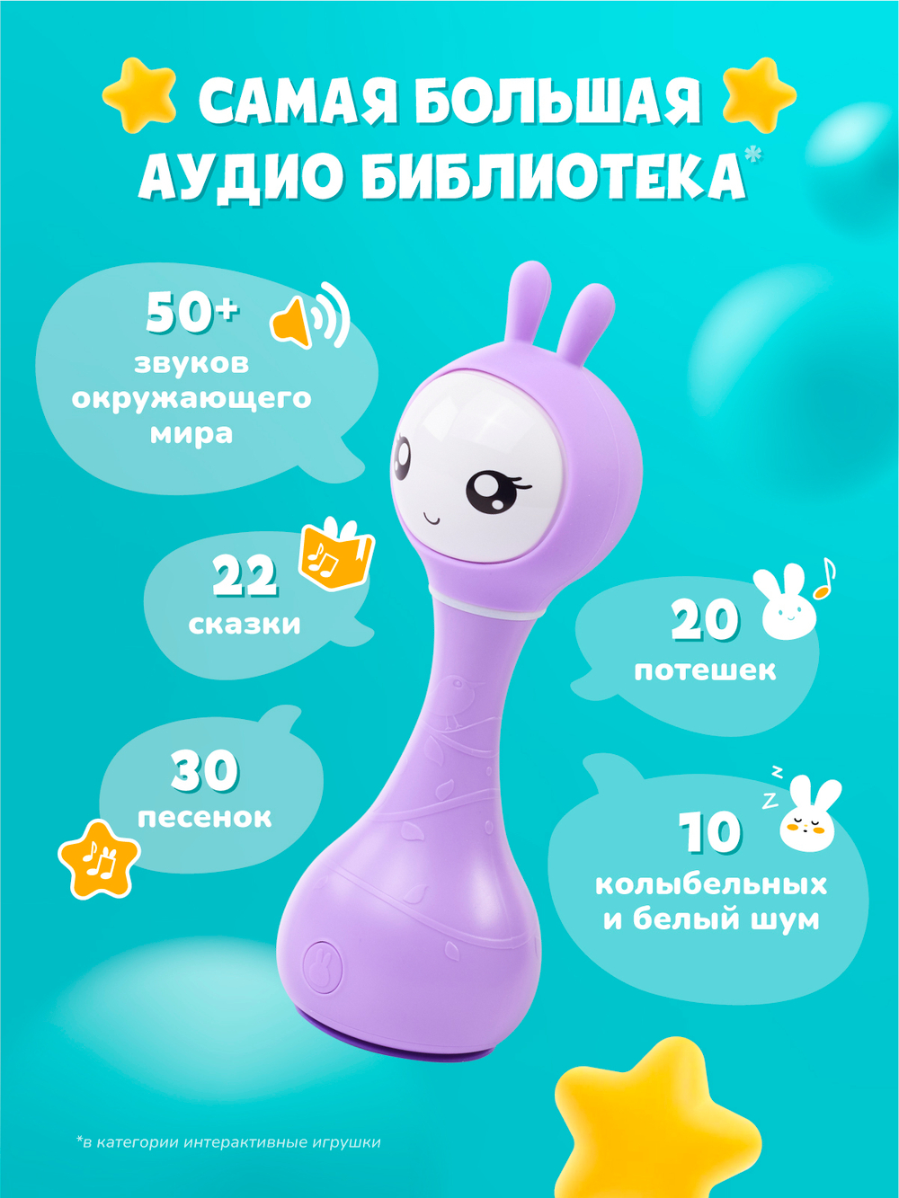 Музыкальная игрушка Умный зайка® alilo R1