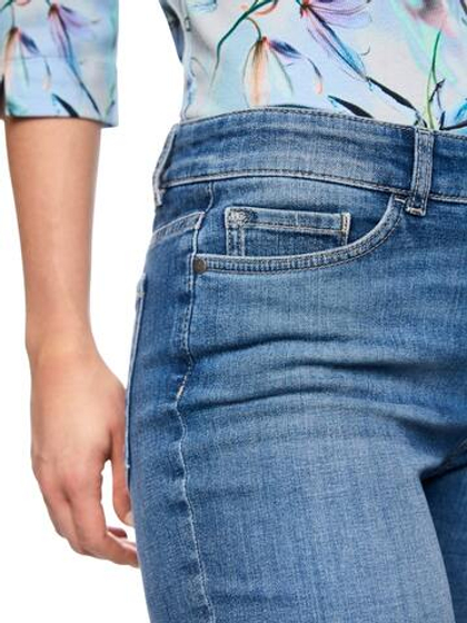 Marc Cain Джинсы укороченные с цветочным принтом