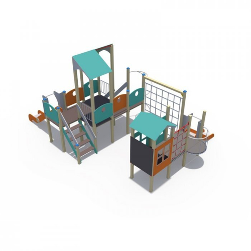 Детский игровой комплекс Викинг Н-1200 +горка 750 мм ДИО 13080.1