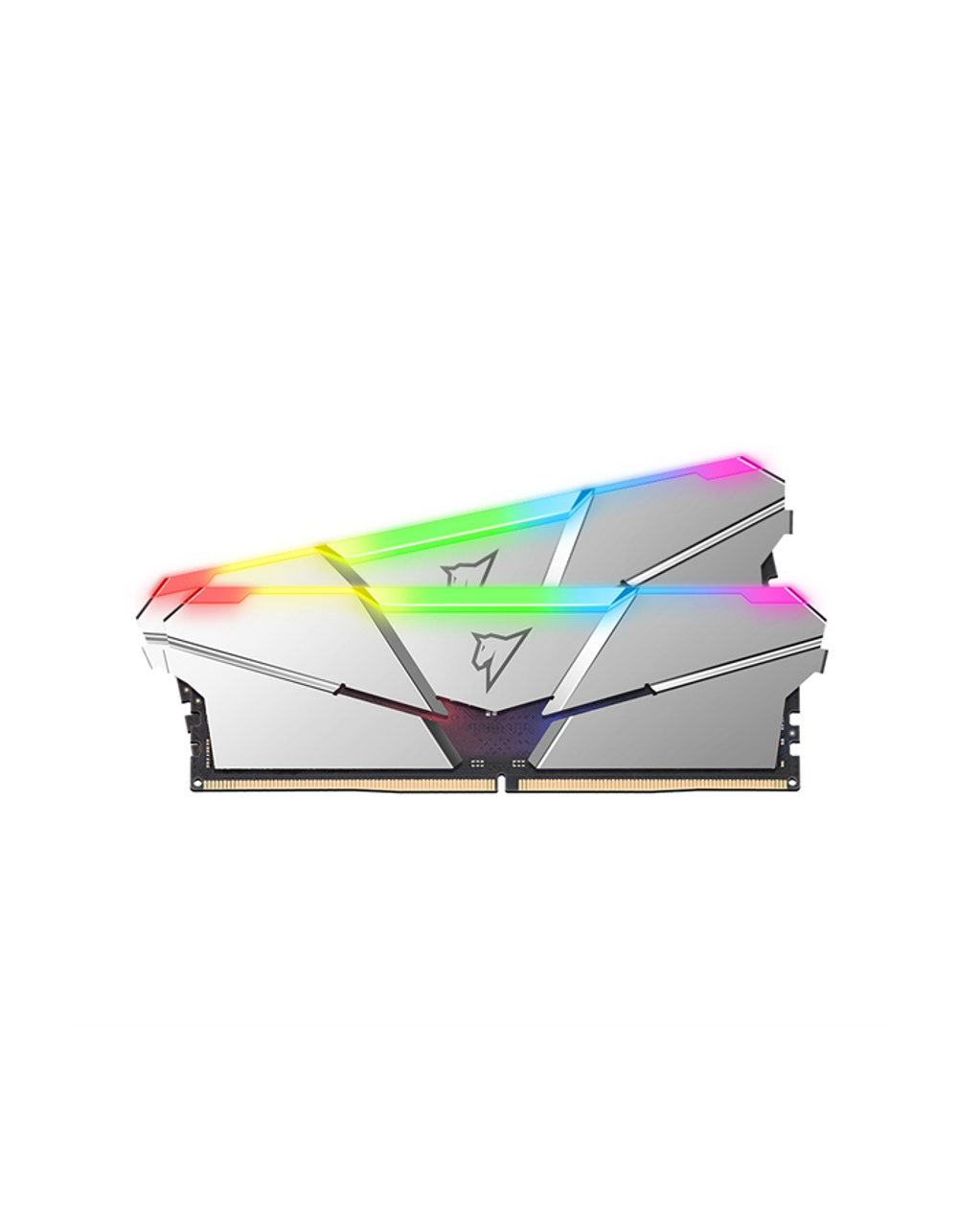 Оперативная память Netac Shadow RGB 32GB (2x16GB) DDR5-5600 (PC5-44800) C40 Silver 40-40-40-77 1.2V XMP Dual DIMM Kit