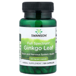 Swanson, Full Spectrum® листья гинкго, 60 мг, 120 капсул