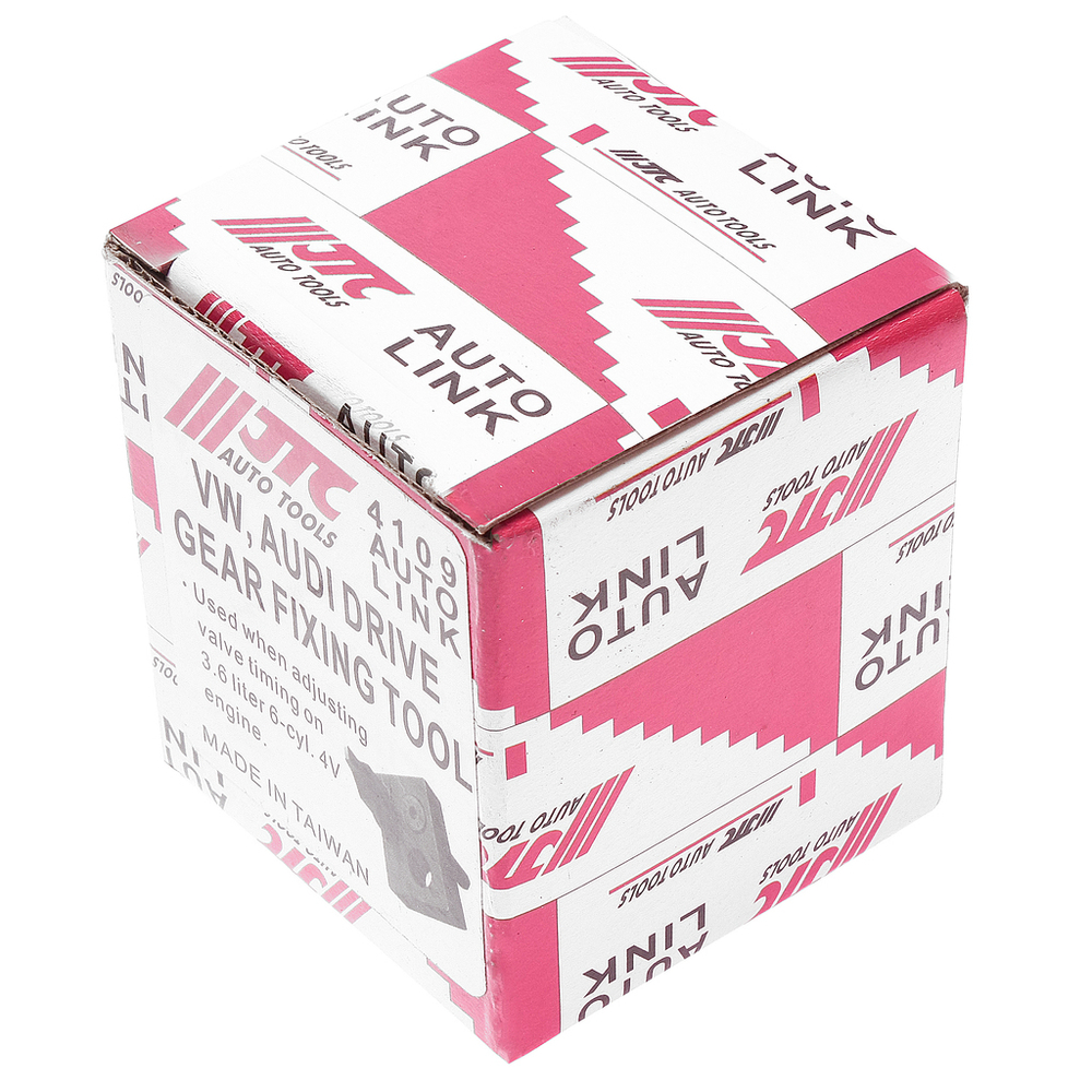 JTC-4109 - Фиксатор зубчатого колеса топливного насоса (VW,AUDI) JTC - 
	Предназначен для фиксации звездочки привода насоса высокого давления.
	Применяется на автомобилях с механическим насосом.
	Применение: Passat 2006&rsaquo;, Touareg 2003&rsaquo;, Ауди (Audi) Q7&rsaquo;, а также дизельные двигатели.
	Используется при регулировке фаз газораспределения на 6-цилиндровых двигателях объемом 3.0, 3.6 л. 4V.
	Тип двигателя: BLV, BHL, BHK.
	Оригинальный номер: Т10332.
	Габаритные размеры: 70/60/60 мм. (Д/Ш/В)
	Вес: 123 гр.