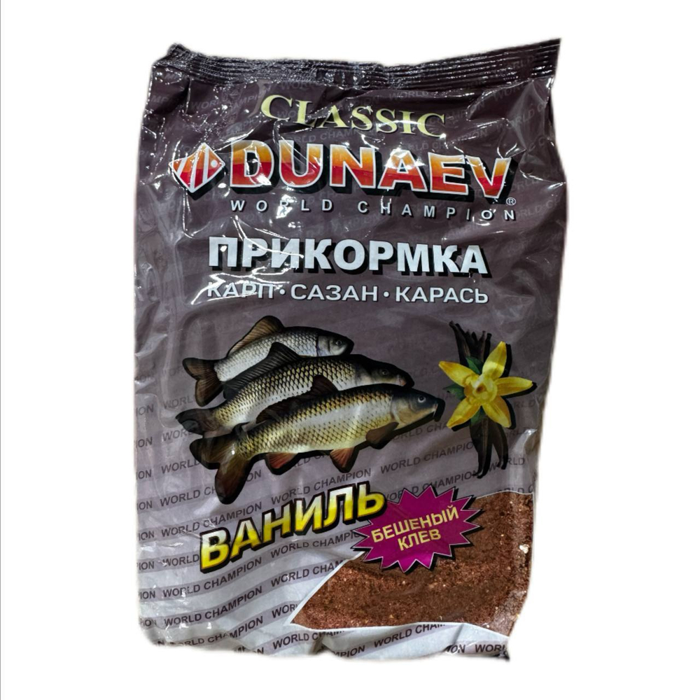 Прикорм Дунаев Классика 0,9кг Карп Ваниль**, 209710