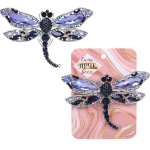 Брошь «KLEVER SHOP», Стрекоза, цвет как на фото, 7*5см (символ Перерождения)