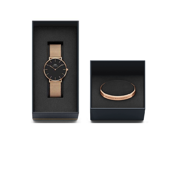 Наручные часы с браслетом Daniel Wellington (часы DW00100161 + браслет DW00400140)