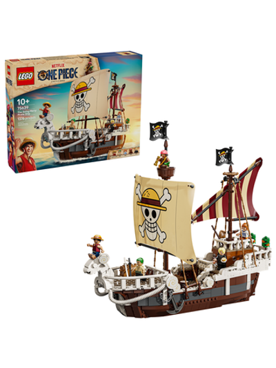 Конструктор лего уан пис Веселый пиратский корабль 75639 | LEGO One Piece The Going Merry Pirate Ship 1376 деталей 10+