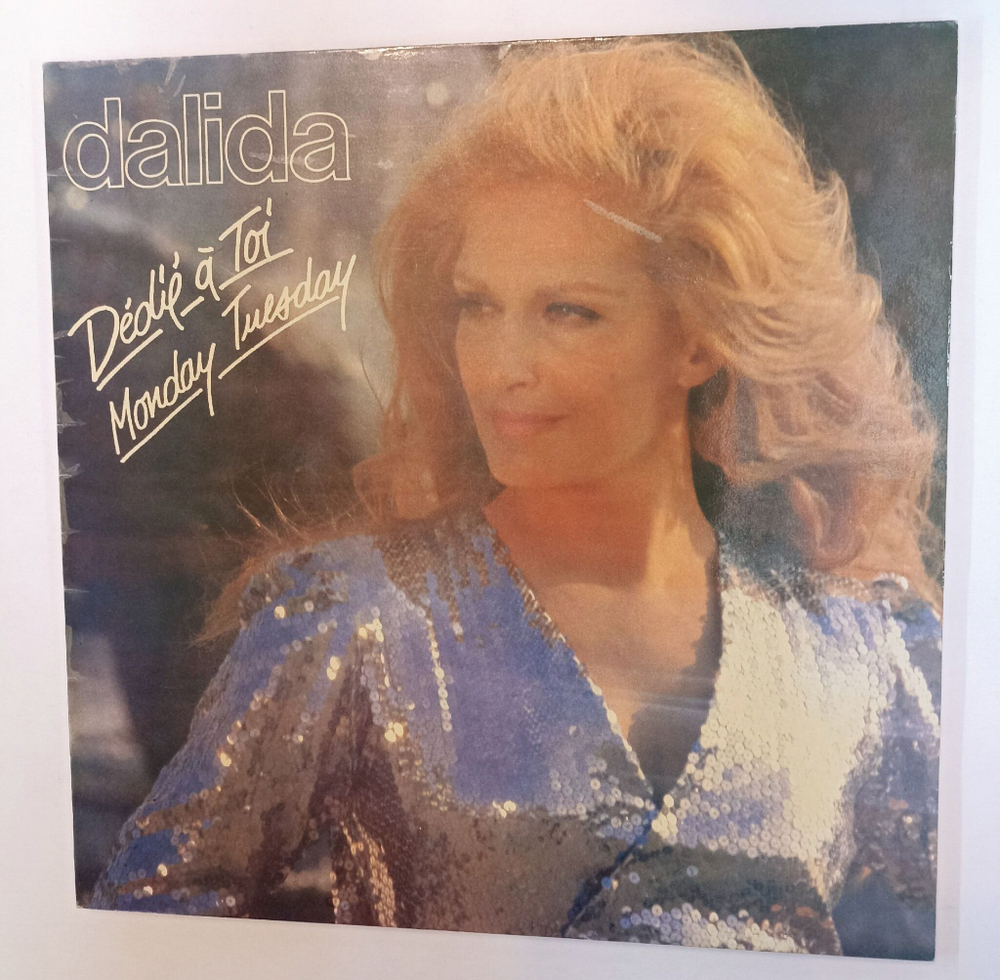 Винтажная виниловая пластинка LP Dalida Dedie A Toi Monday Tuesday (France 1979)