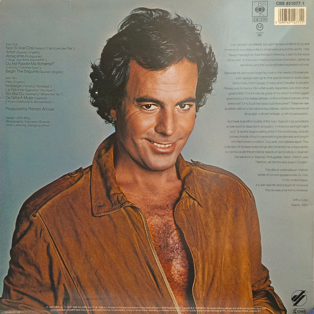 Julio Iglesias / Julio (LP)