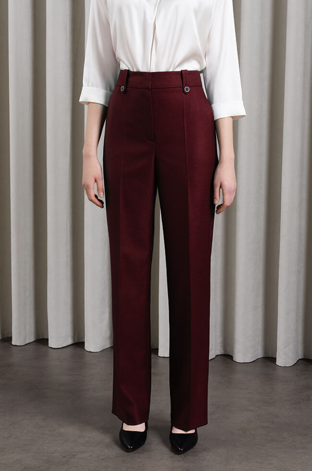 31007 Брюки женские (бордовый)