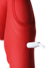 Безремневой страпон Toyfa Black&Red красный 35 см