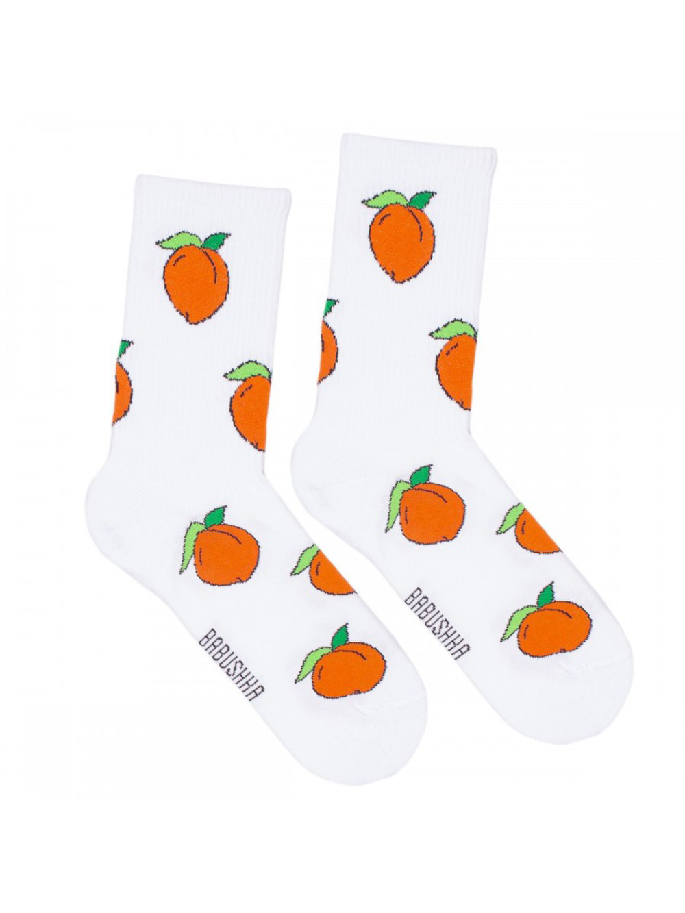 Носки медицинские мужские Babushka, "Персики", белый, 41-45